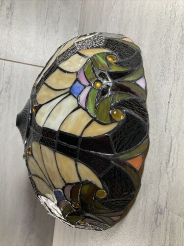 Tiffany Pendant Hanging Lamp | Hand-Made Stained Glass (6922779033783)
